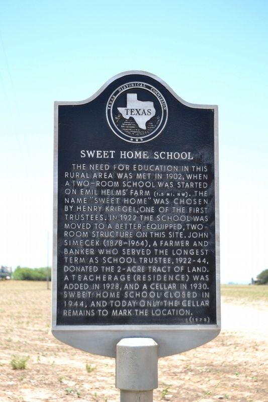 Sweet Home School Marker. Click for full size. Sweet Home School Marker image. Click for full size.