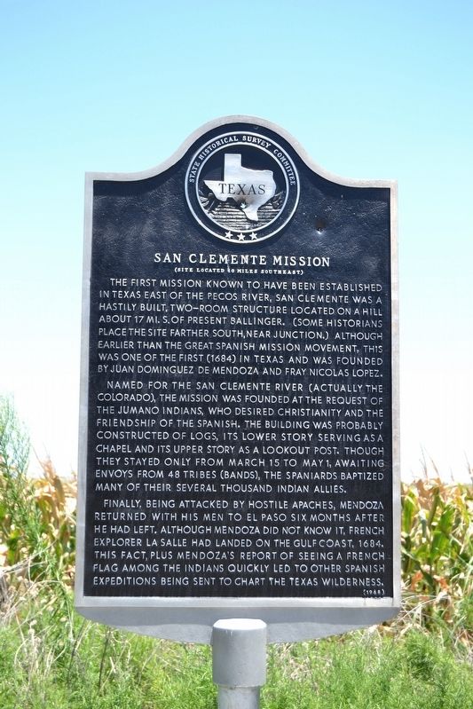 San Clemente Mission Marker. Click for full size. San Clemente Mission Marker image. Click for full size.