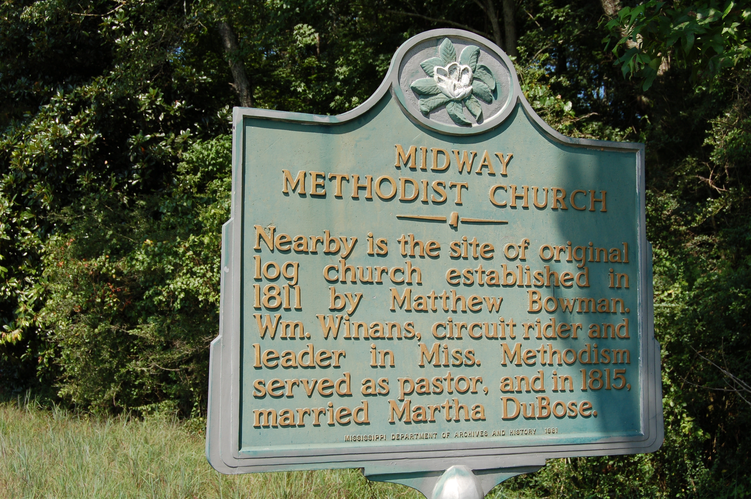 Midway Methodist Church Marker
