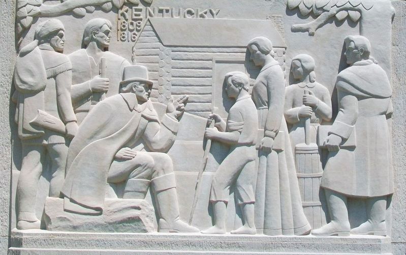 Lincoln Boyhood National Memorial Relief image. Click for full size.