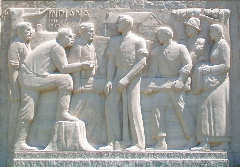 Lincoln Boyhood National Memorial Relief image. Click for full size.