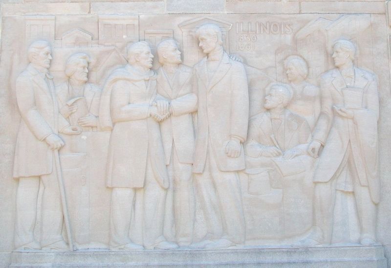 Lincoln Boyhood National Memorial Relief image. Click for full size.