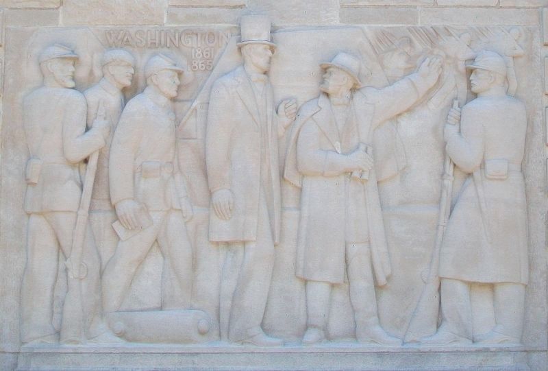 Lincoln Boyhood National Memorial Relief image. Click for full size.