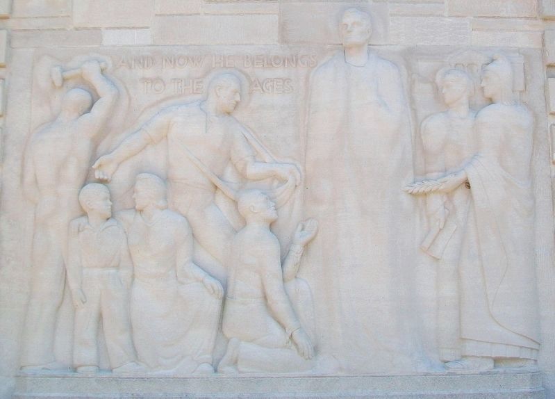 Lincoln Boyhood National Memorial Relief image. Click for full size.