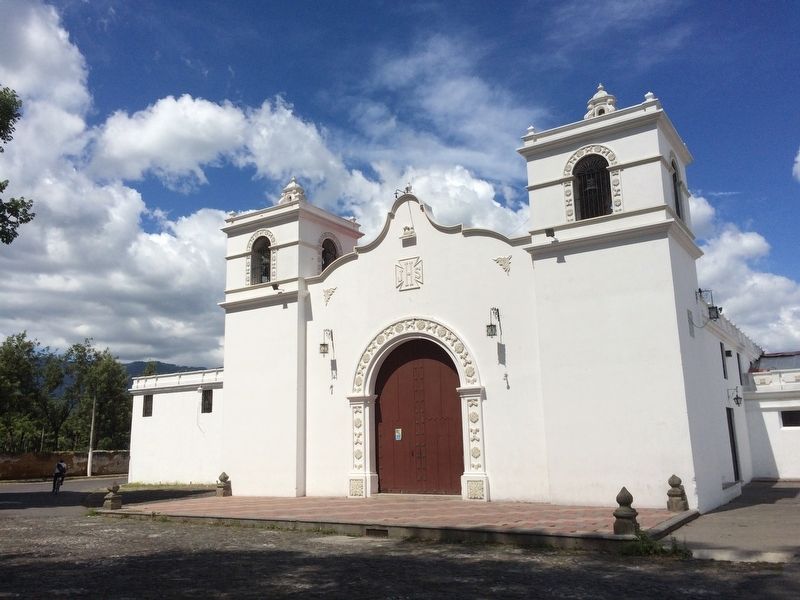 The Catholic Church of the small village of San Bartolomé Becerra image. Click for full size.
