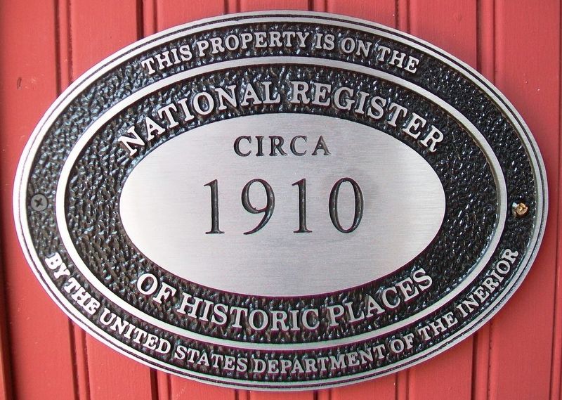 104 East Main Street NRHP Marker image. Click for full size.