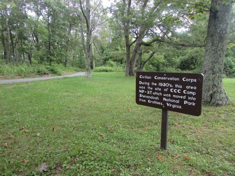 Civilian Conservation Corps Marker image. Click for full size.