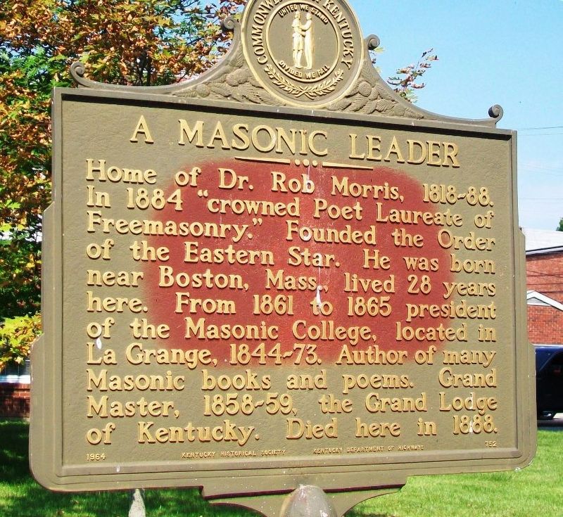 A Masonic Leader Marker image. Click for full size.