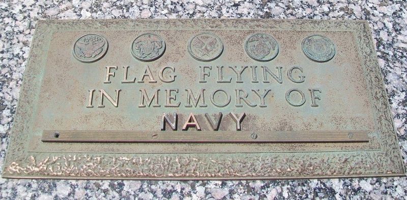 Veterans Memorial Navy Marker image. Click for full size.