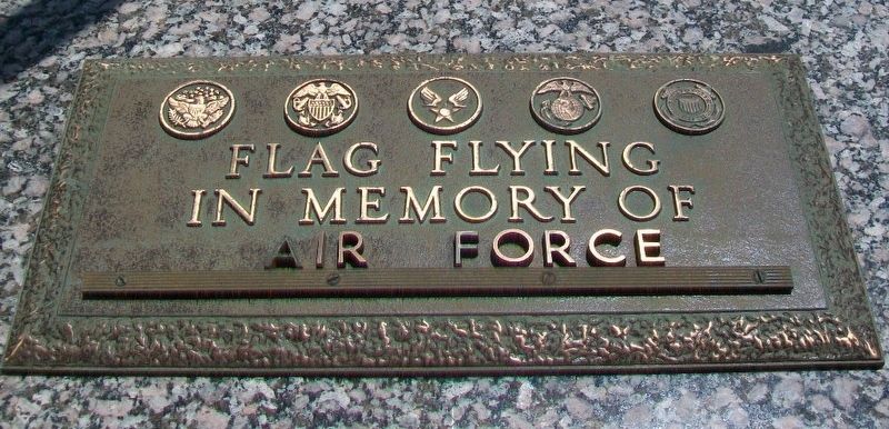 Veterans Memorial Air Force Marker image. Click for full size.