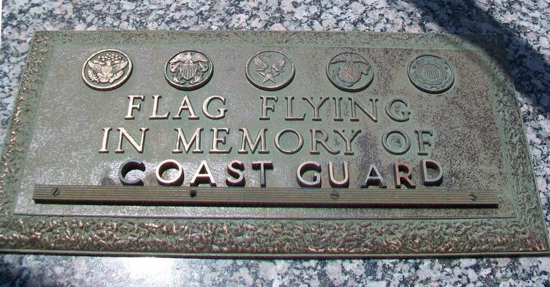 Veterans Memorial Coast Guard Marker image. Click for full size.