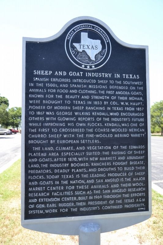 Sheep and Goat Industry Marker image. Click for full size.