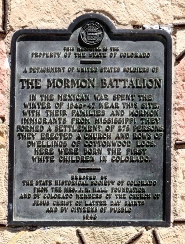 The Mormon Battalion Marker image. Click for full size.