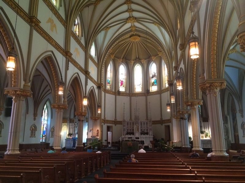 Interior of the Saint Augustine Catholic Church at V and 15th Streets image. Click for full size.