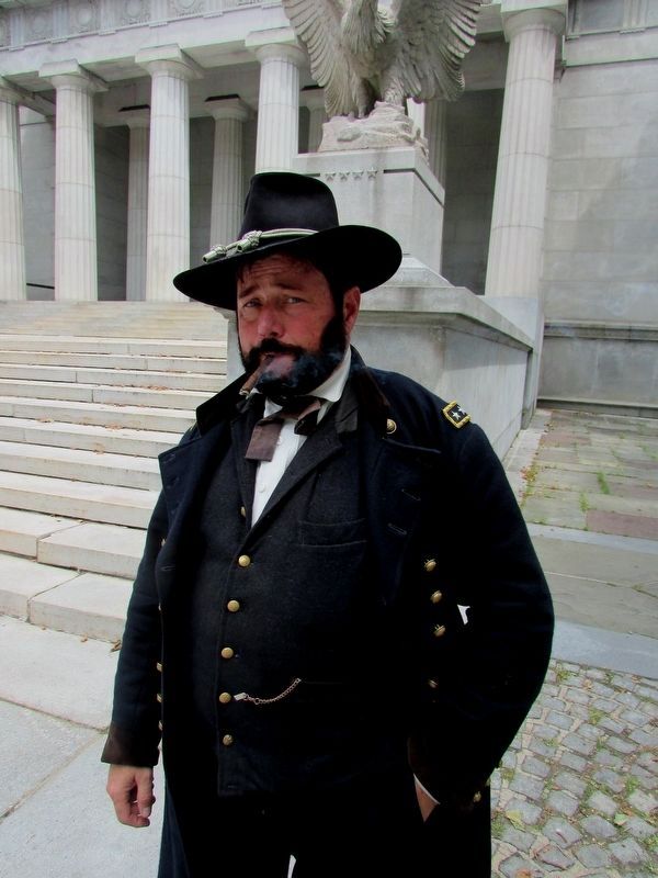 General Grant at the Tomb. Click for full size. General Grant at the Tomb image. Click for full size.