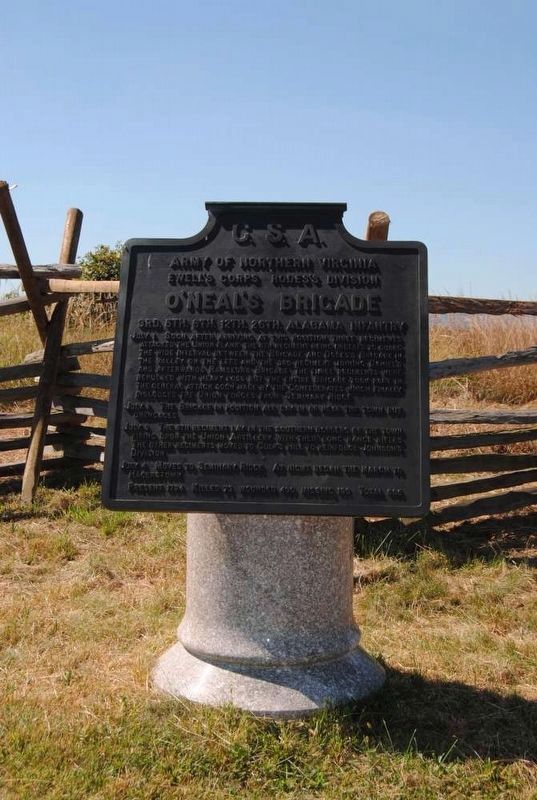 O'Neal's Brigade Marker image. Click for full size.