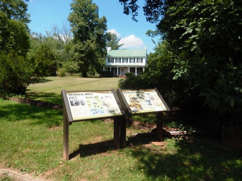 Seneca Mill Marker. Click for full size. Seneca Mill Marker image. Click for full size.