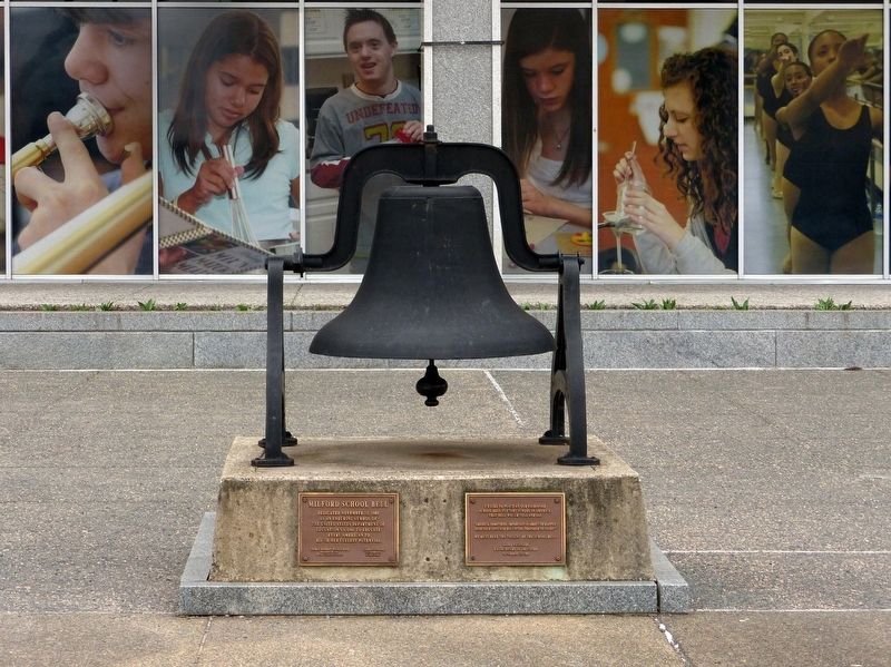Milford School Bell Marker. Click for full size. Milford School Bell Marker image. Click for full size.