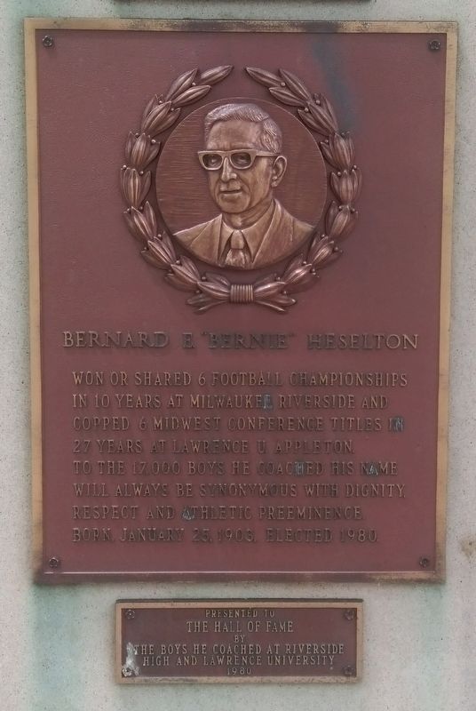 Bernard E. "Bernie" Heselton Marker image. Click for full size.