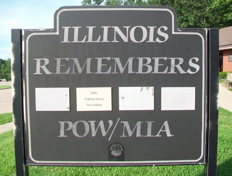 Illinois Remembers POW/MIA Marker. Click for full size. Illinois Remembers POW/MIA Marker image. Click for full size.