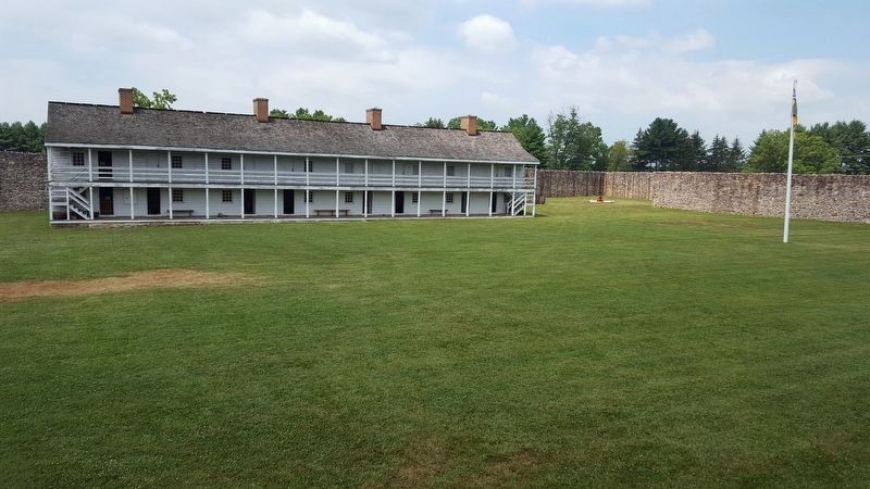 Fort Frederick Barracks image. Click for full size.