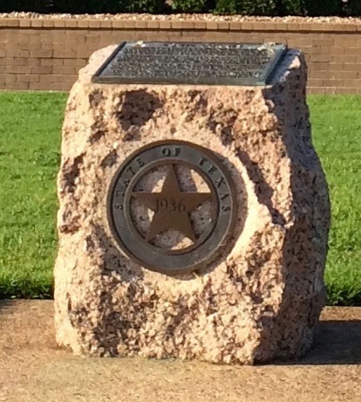 Pink Granite 1936 Bowie County Marker. Click for full size. Pink Granite 1936 Bowie County Marker image. Click for full size.