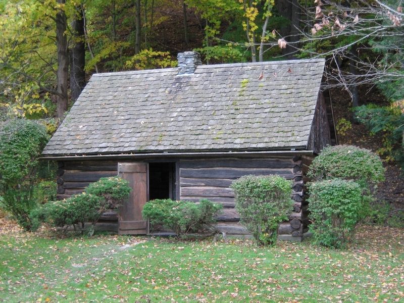Millard Fillmore Birthplace Replica Log Cabin image. Click for full size.