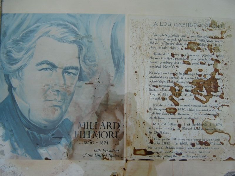 Millard Fillmore bio image. Click for full size.