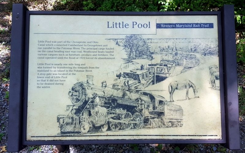 Little Pool Marker. Click for full size. Little Pool Marker image. Click for full size.