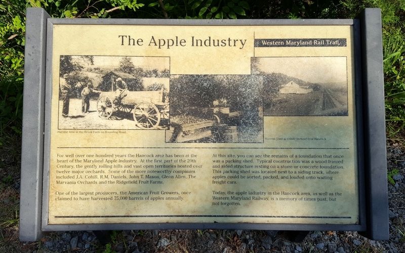 The Apple Industry Marker image. Click for full size.