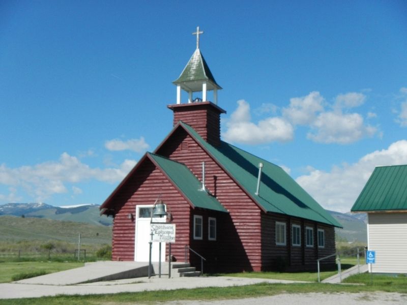 The Shoshone-Episcopal Mission Church image. Click for full size.