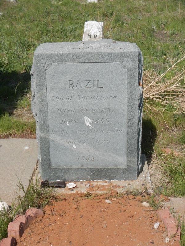 Bazil Grave Marker. Click for full size. Bazil Grave Marker image. Click for full size.