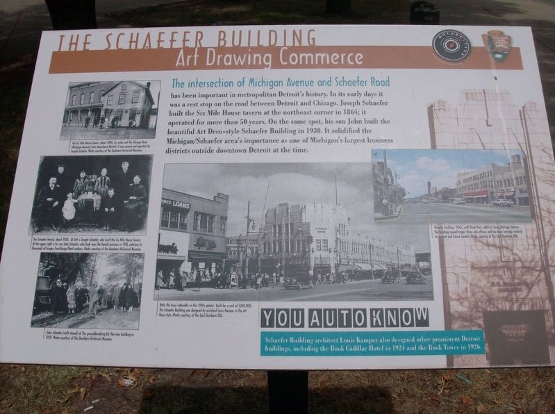 The Schaefer Building Marker. Click for full size. The Schaefer Building Marker image. Click for full size.