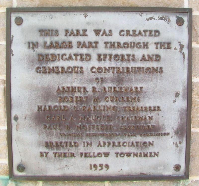 Veterans Memorial Park Marker. Click for full size. Veterans Memorial Park Marker image. Click for full size.