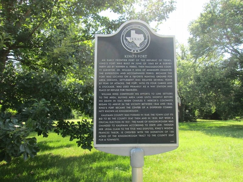 King's Fort Marker. Click for full size. King's Fort Marker image. Click for full size.