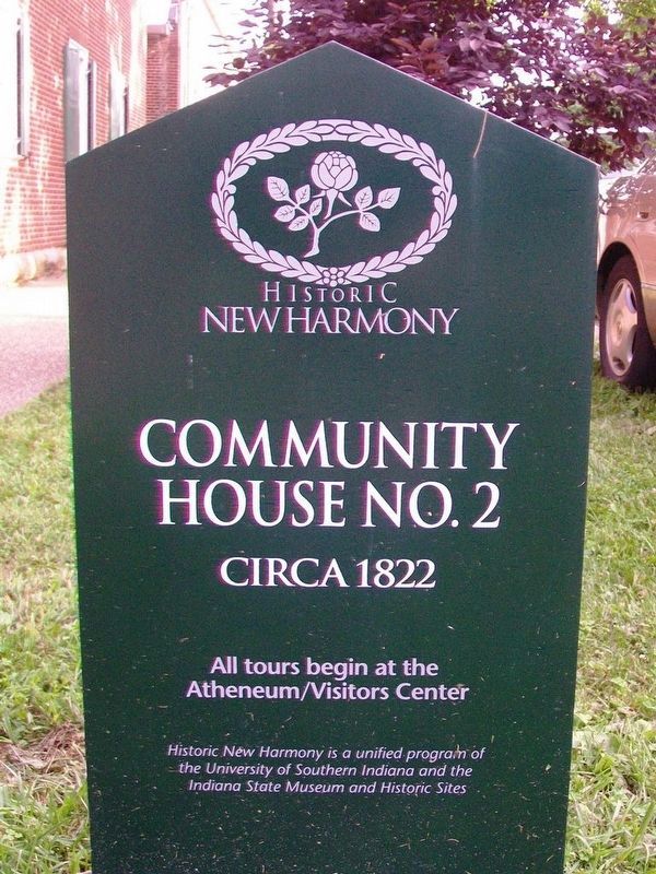 Community House No. 2 Sign image. Click for full size.