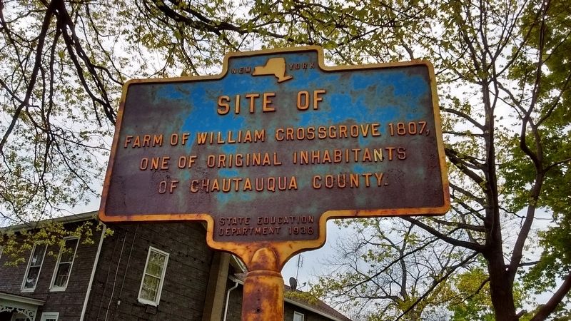 Site of Farm of William Crossgrove 1807 Marker. Click for full size. Site of Farm of William Crossgrove 1807 Marker image. Click for full size.