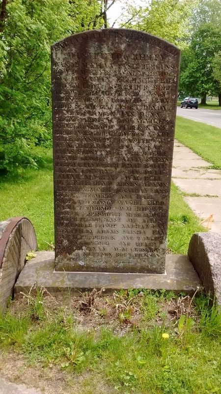 Early Settlers of Portland Marker (side 1) image. Click for full size.
