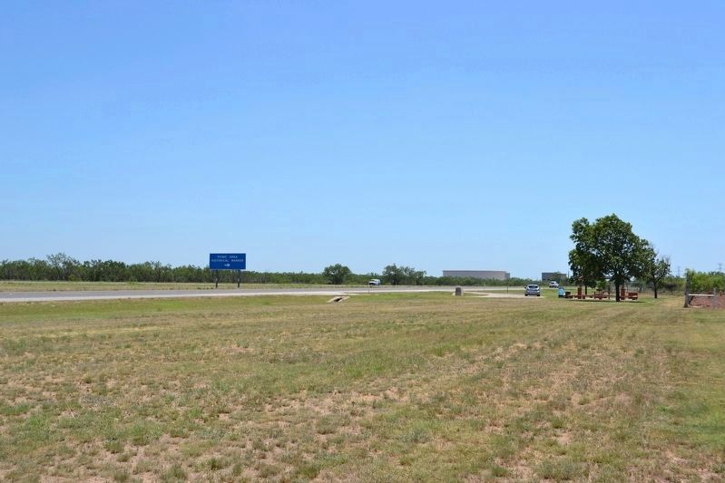 Marker at US 87 South Roadside Picnic Area image. Click for full size.