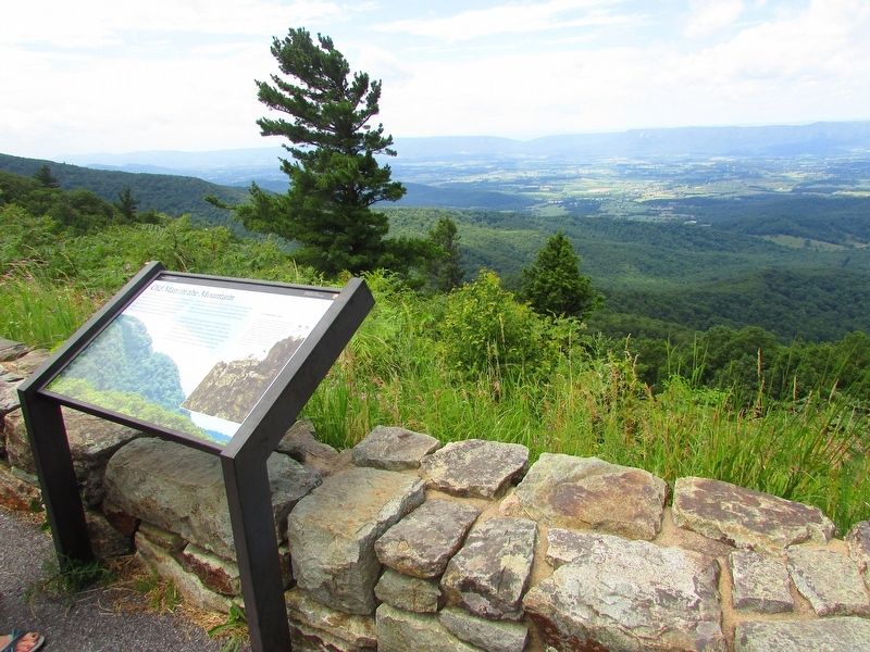 Old Man in the Mountain Marker. Click for full size. Old Man in the Mountain Marker image. Click for full size.