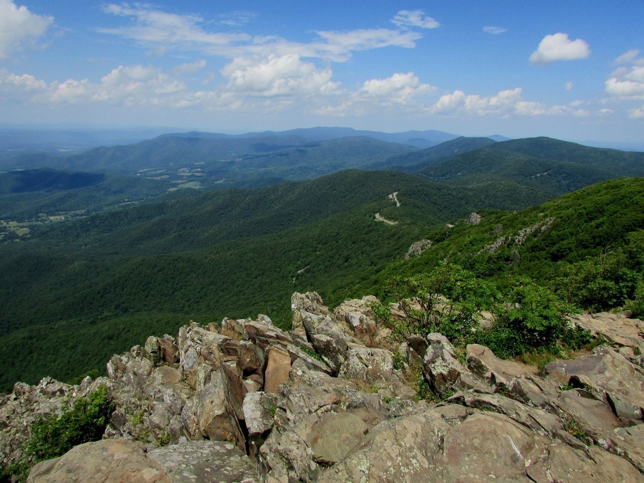 View from Stony Man Summit. Click for full size. View from Stony Man Summit image. Click for full size.