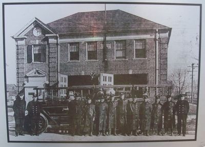 Berkley Old Village/Fire Hall Marker image. Click for full size.