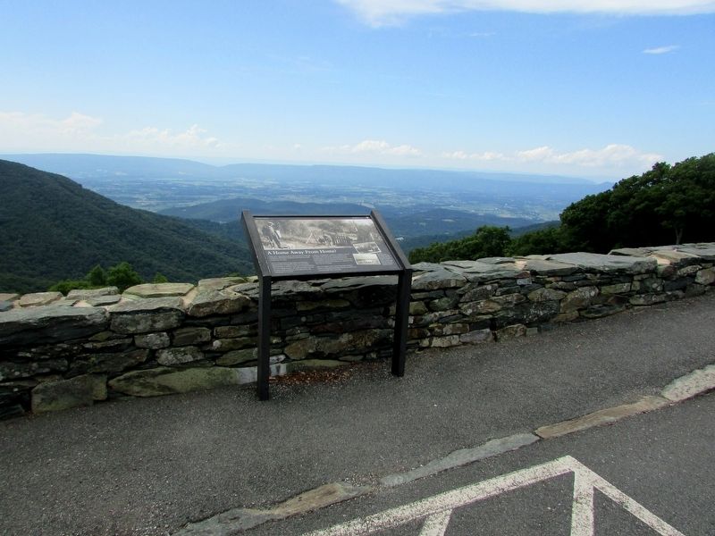 Marker on Skyline Drive. Click for full size. Marker on Skyline Drive image. Click for full size.