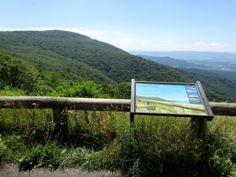 Marker on Skyline Drive. Click for full size. Marker on Skyline Drive image. Click for full size.