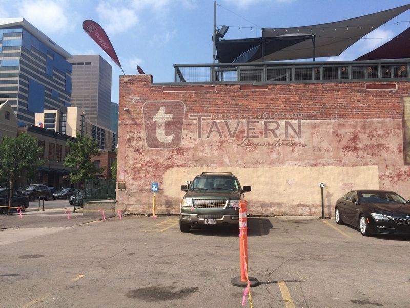 Side of Tavern Downtown & the Red Light District Marker image. Click for full size.