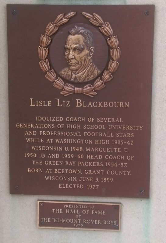 Lisle "Liz" Blackbourn Marker image. Click for full size.