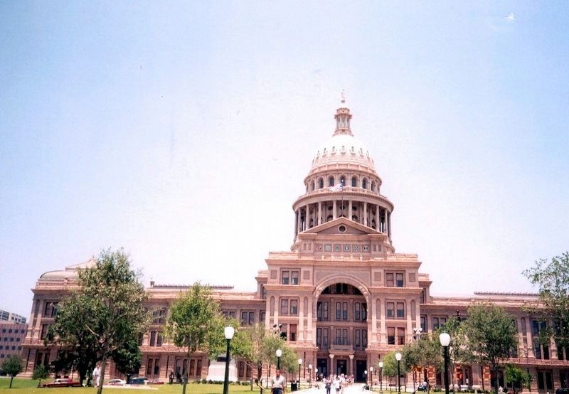 Great Walk-Texas State Capitol Building-south side image. Click for full size.
