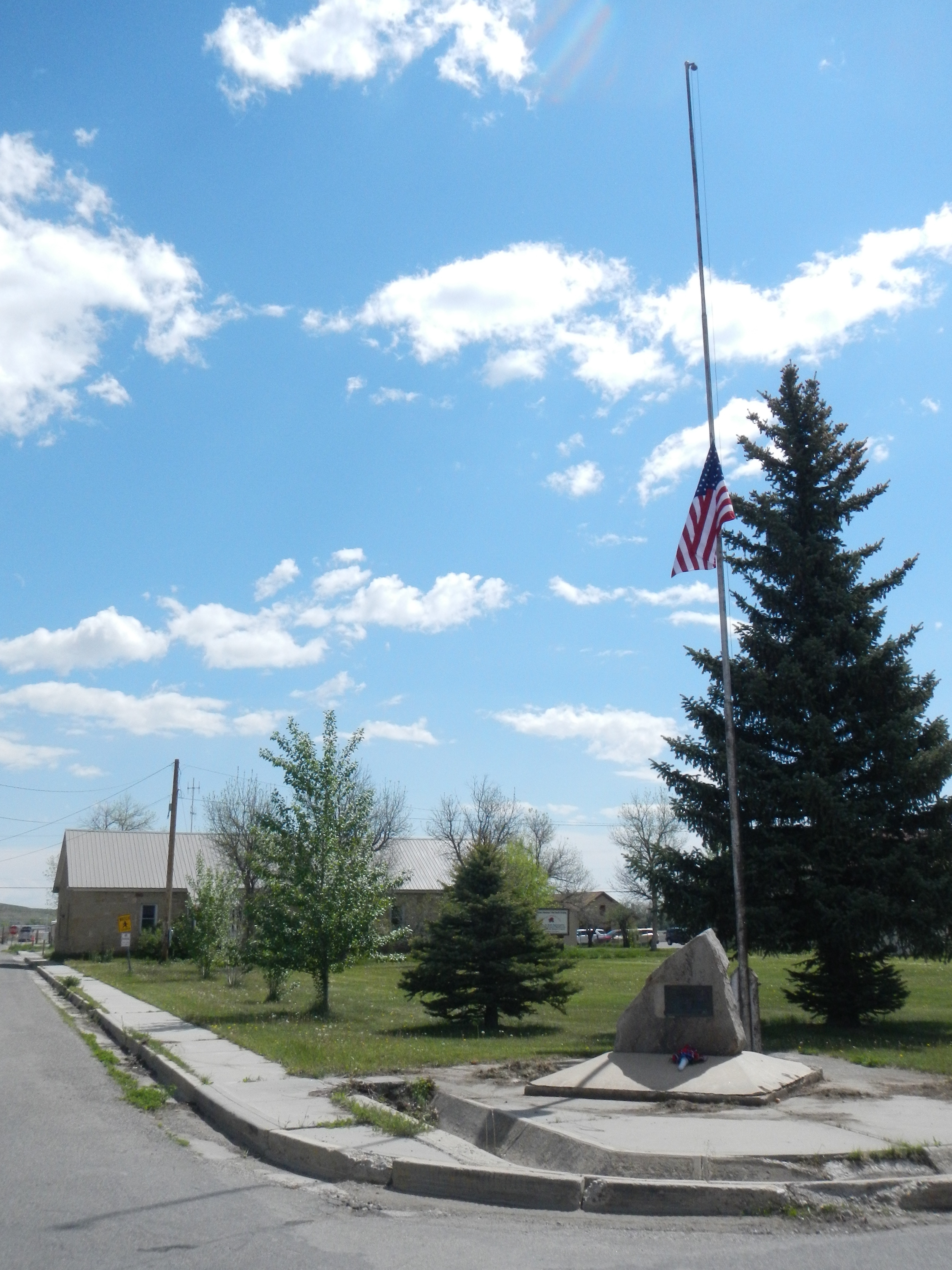 Fort Washakie World War II Veterans Memorial Marker