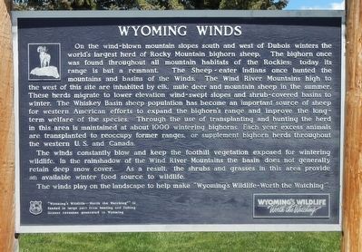 Wyoming Winds Marker image. Click for full size.