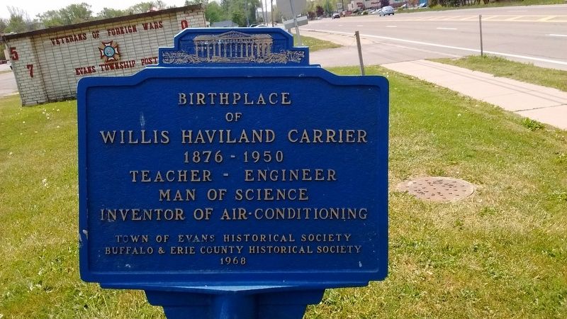 Birthplace of Willis Haviland Carrier Marker image. Click for full size.